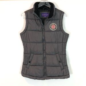 STEVE MADDEN MADDEN GIRL GRAY PUFFER VEST SIZE SMALL